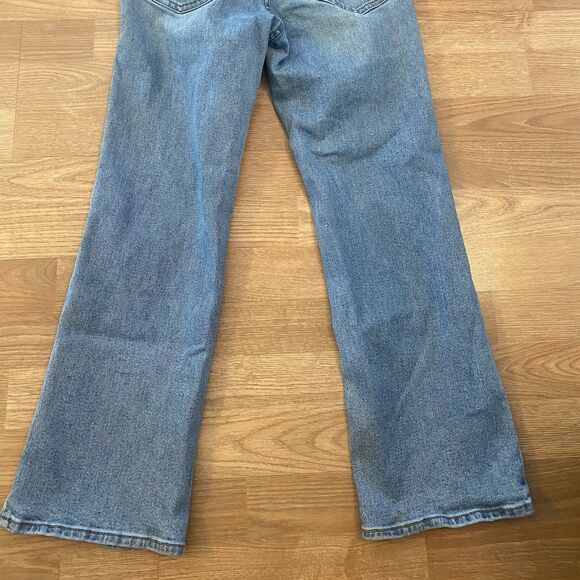 Levis Jeans Womens Blue High Waisted Crop Flare Mid-Stretch A09670000 26x27 - Picture 14 of 16